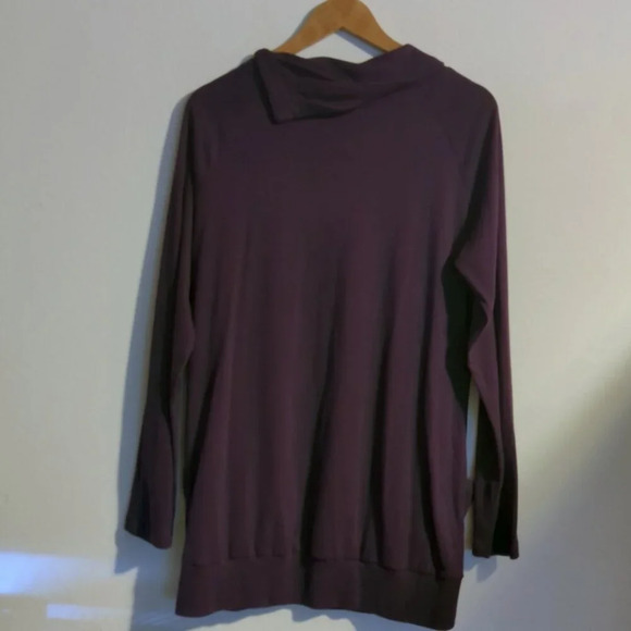 Raglan Long Sleeve Cowl Neck Pullover with Pockets Size XL - Picture 7 of 9